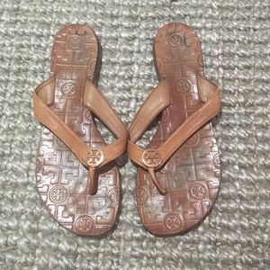 Tory Burch Monroe Sandal in Cognac Size 8